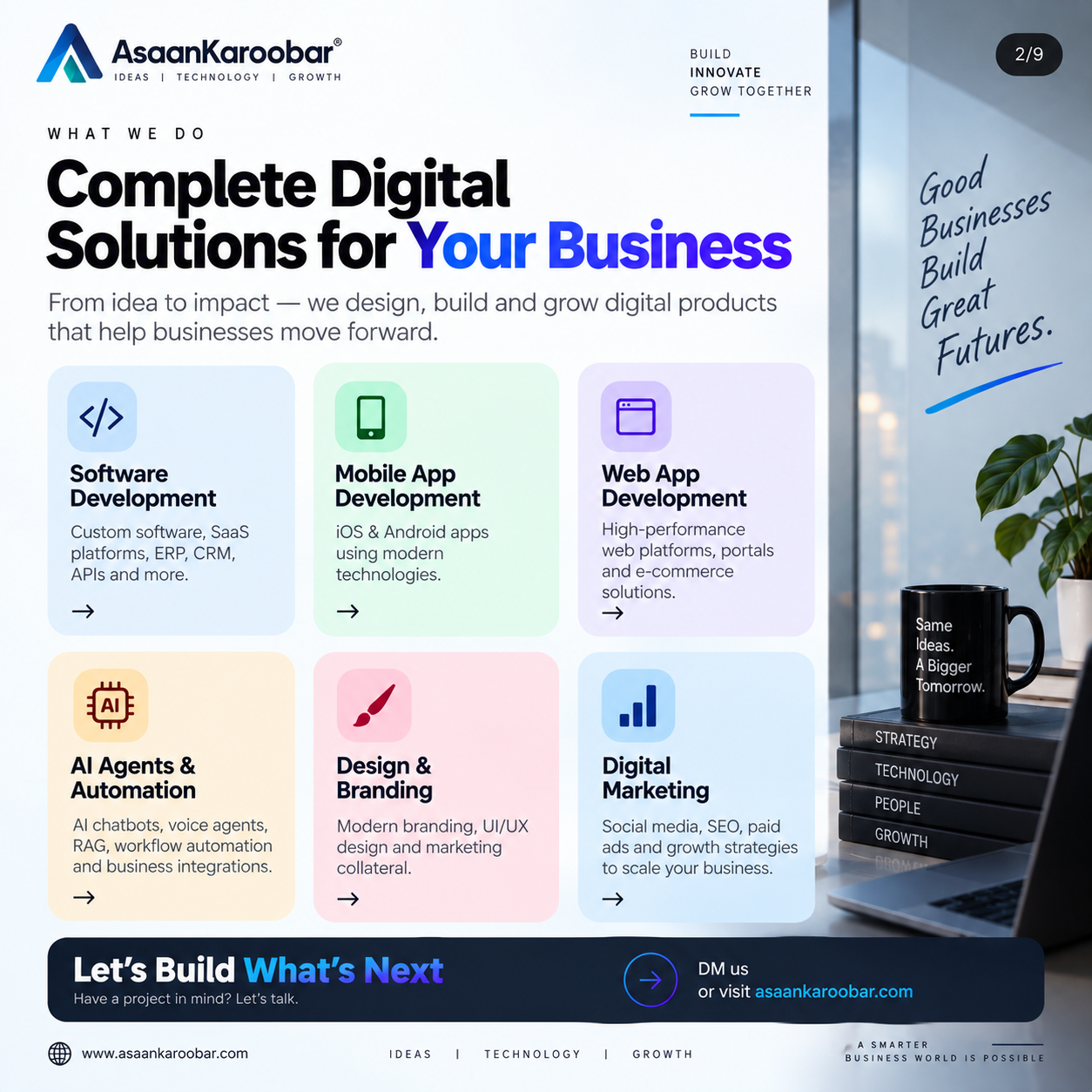 Editorial studio visual for aviation systems